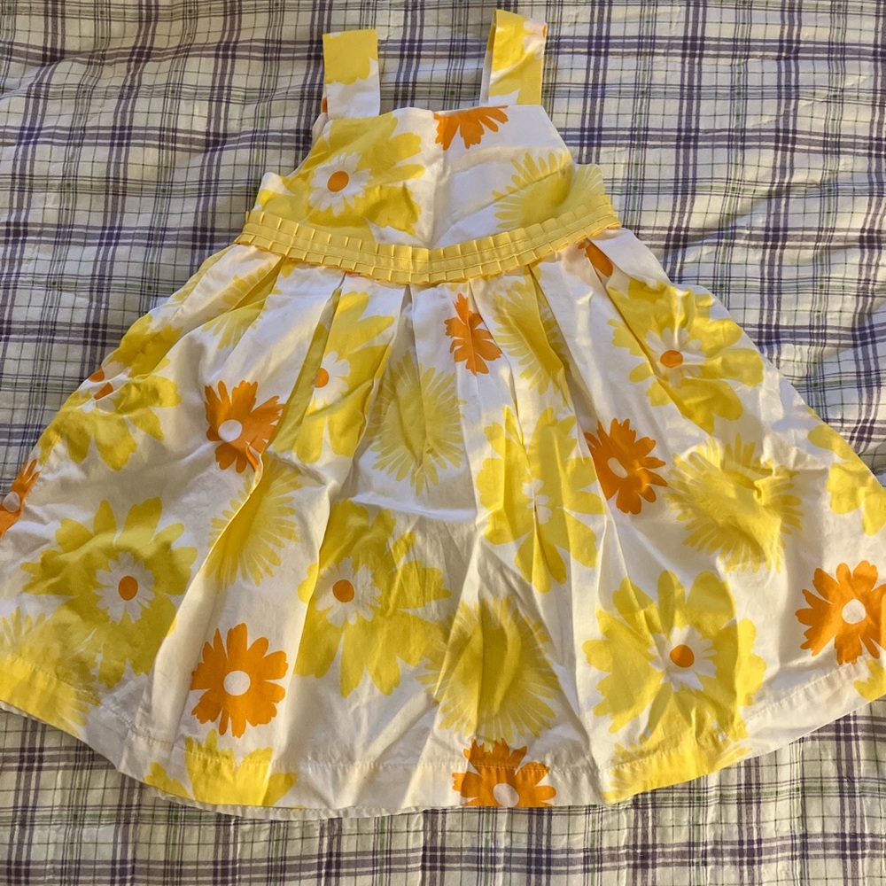 Carter's Yellow and Orange Floral Dress